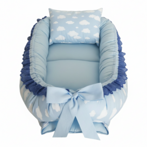 Midnight Mustard Rain Baby Cradle